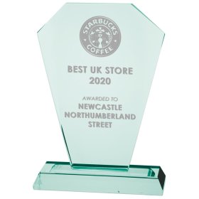 Charleston Jade Glass Award - 2 Sizes