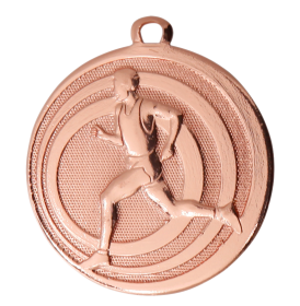 Iron Running Medal 32mm - Gold, Silver & Bronze