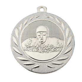  Economy Iron Swimming Medal 50mm - Gold, Silver & Bronze