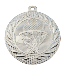 Economy Iron Basketball Medal 50mm - Gold, Silver & Bronze