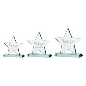 Galaxy Star Jade Glass Award - 3 Sizes