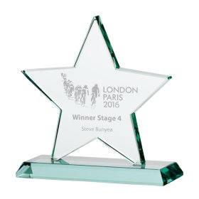 Galaxy Star Jade Glass Award - 3 Sizes