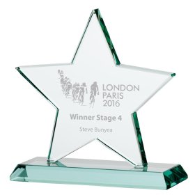 Galaxy Star Jade Glass Award - 3 Sizes