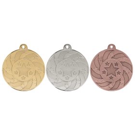 Blaze Iron Medal 50mm - Gold, Silver & Bronze